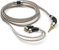 okcsc Earphone Cable MMCX Silver Plated High Purity Monocrystalline Copper Fits Final Audio E4000/E5
