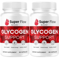 (2 Pack) Super Flow Glycogen Capsules - Official SuperFlow Advanced Glycogen Support Pills - Maximum