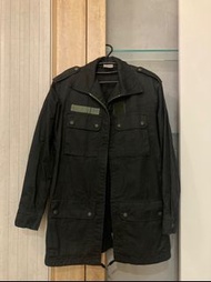 法軍公發軍外套 特製染黑款 Vintage French F2 type Field Jacket