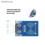 PurpleSun NFC Reader RF IC Card Sensor Module Arduino Module + S50 NFC Card + NFC Key Ring SG