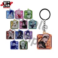 Anime Naruto Mica Acrylic keychain with Sasuke Sakura Kakashi Itachi Hinata Gaara, backpack decorati
