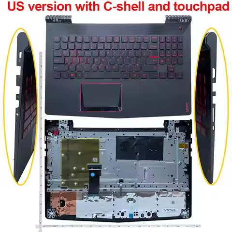 Laptop NEW Shell For Legion R720 Y520-15IKB R720-15IKB R720-15IKBN R520 Palmrest Upper Case keyboard