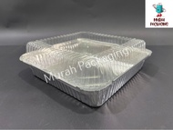 MYCHEF 11370-P Aluminium Foil Tray with Clear Lid (5 sets ±) Petak / Square My Chef Foil Tray 11370