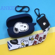 Sony WF-1000XM4 / WF-1000XM3 Case Bluetooth Headset Protective Case Snoopy Short Hanging Rope