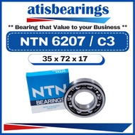 NTN 6207 C3 x 2pcs ( 35 x 72 x 17 ) YAMAHA RS150R Creankshaft Bearings 100% ORIGINAL Made In Japan