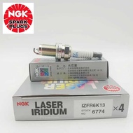 IZFR6K13 NGK Brand New 4/6pcs White Gold Spark Plug For Honda Fit2004-2014CITY 1.5L Riders1 2006