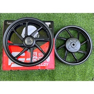 G-REN GR8 MAGS MIO SPORTY / SOULTY / AMORE / MIO SOUL i115 8 SPOKES 4 HOLES COLOR MATTE BLACK