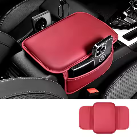 For BMW X1 X3 X4 X5 X6 E46 E39 E38 E90 E60 E21 E30 E23 Z3 Z4 Car Armrest Box Leather Cushion Storage