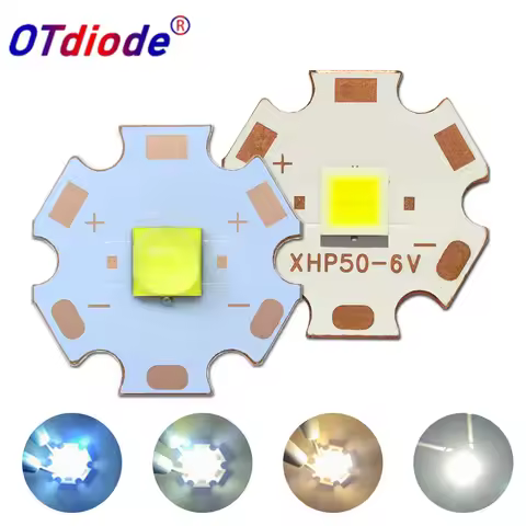 20W LED XHP50.2 XHP50 Hi DC3V/6V/12V Beads 5050 Chips 1.5A 3A 6A Replace Diode Cold Neutral Warm Whi