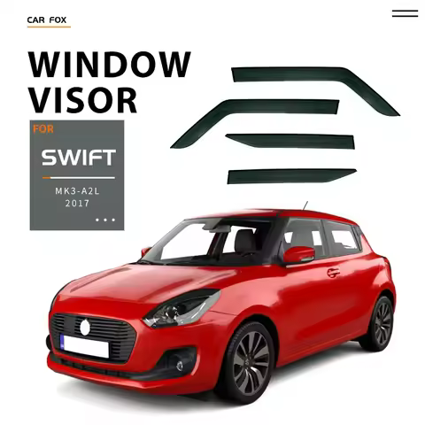 For SUZUKI Swift MK3 A2L 2017+ Window Visor Vent Shades Ventvisor Wind Deflectors Visors Rain Visor