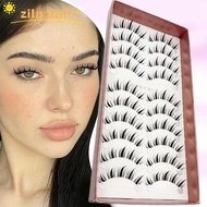 ZILUOLAN Manga Lashes, Anime Natural Long Eyes Lashes, Hot Wispy Strip Soft Fake Lashes Eye Makeup