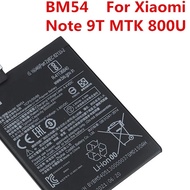 Xiomi RedMi Note 9T 5G M2007J22G M2007J22 MTK 800U J22 Battery BM54 5000mAh Bateri 5000 Batery Note9