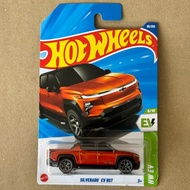 Hot Wheels Silverado EV RST - Orange ( 86/250 - 2025 Mix N - HW EV 6/10 )