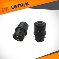 B22 Adaptor BC Bulb Black Lamp Holder Connector / Lampu Adapter B22
