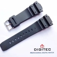 Digitec 3090 DG-3090T DG3090-T DG3090T DG 3090 T watch strap black