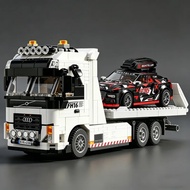 2026 FH16 rescue trailer 6x4 heavy-duty towing vehicle assembled building block trailer model truck 
