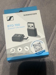 ❣️原裝正版 森海塞爾Sennheiser BTD 700 藍牙適配器 高音質藍牙傳輸器 黑色 保養期至8月27年