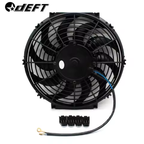 12V 130W Universal 16 inch Motor Engine Radiator Oil Cooler Cooling Electric Pull Push Fan Radiator