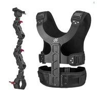 DF DIFITALFOTO THANOS Gimbal Stabilizer Supporting System with Dual-Spring Arm + Load Vest Compatible with DJI Ronin-S/ Zhiyun Crane Series/ Feiyu AK Series/ Moza Series Single Han