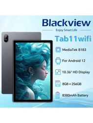 Blackview Tab 11 Wifi Android 12 平板電腦,10.36'' 2.4k Fhd+螢幕,八核心14gb (8+6擴充) + 256gb (1tb 外置sd卡),8380mah電池,16mp+16mp雙攝像頭,bt 5g Wifi,uk雙box喇叭