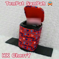 MERAH Imported hello kitty hk hellokitty red car trash box 1