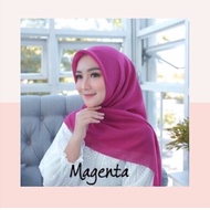 COD] Hijab Bella Square Pollycotton/ Hijab Nyaman/Hijab Segiempat Polos/ Jilbab Polos/ Jilbab Murah 