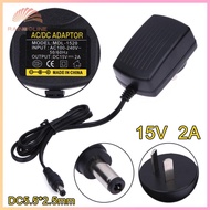 DC15V 2A Adapter AC 100V-240V to DC 15V Converter Power Supply Adapter