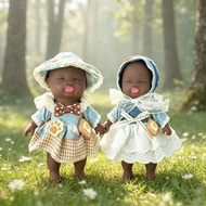 Doll Clothes  娃衣  娜塔莎14厘米黑肤娃娃衣网红爆款15cm解压娃娃娃衣夏日套装05.18