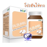 HOF ALBUMIN 1000 mg 60 เม็ด ผงไข่ขาวเม็ด  โปรตีนจากไข่ขาว Pharmahof (ผลิตภัณฑ์เสริมอาหาร)