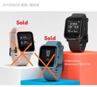 Smart Watch AmazFit BIP Lite Black