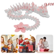 CLEOES 3D Printed Dragon, Simulated Eye Sakura Dragon 3D Printed Diceratops Dragon, Finger Toy Laser