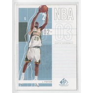 2002-03 SP Game Used 88 Gary Payton BASE CARD (product code 2329B4P2S7 & 2330B4P2S7sb1)
