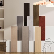 CAMELLI Skirting Line, Wood Grain Self Adhesive Floor Tile Sticker, Waterproof Windowsill Living Room Waist Line
