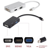 Cáp Mini Displayport to HDMI + VGA + DVI Tặng 1 đèn led cắm cổng USB