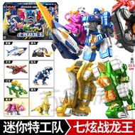 Mini Force Super Dinosaur Power X Angry Shark Armor Transforming Robot Boy Toy 1981 รถเล็กที่สามารถเ