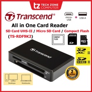 TRANSCEND RDF9 UHS-II USB 3.1 GEN 1 USB TYPE-A CARD READER FOR SD / MICROSD / CF CARD (TS-RDF9K2)