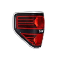 Flyingsohigh Tail Light Taillight For 2010-2013 Ford F-150 F150 Styleside Rear Lamp Black Accent Tai