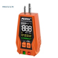 Outlet Tester with GFCI - Electrical Receptacle Tester with LCD Digital Display, Outlet Socket Check