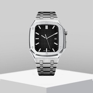 AP Royal Oak Modification Kit สำหรับ Apple Watch 8 7 45มม. 44มม. 42มม. โลหะนาฬิกา + สายคล้องคอสำหรับ