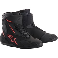 Alpinestars FASTBACK 2 DRYSTAR WATERPROOF SHOES Color: Black/Anthracite/Red SKU 2510018-1036