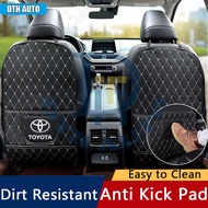 Toyota Car Seat Anti Kick Pad Rear Seat Anti Trample Protective Pad Car Interior Accessories Antifouling Wear-Resisting For VIOS VELOZ YARIS HILUX COROLLA CROSS 2022 Accessories