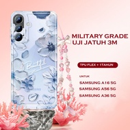 Anti-Fungus Flower Foreignbiru Casing Infinix 0 hot 60pro plus i Smart 10 Plus note 50 pro Smart 9 H