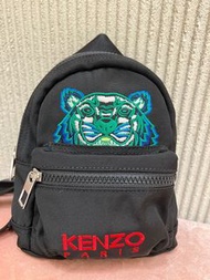 KENZO 經典電繡虎頭帆布 三用  迷你 手提 斜背包 後背包