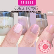 【Vainpot-SG】 TWO MOONS Glazed Donuts Glitter Nail Polish - Quick Drying  Air Dry - 10ml