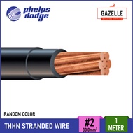 Phelps Dodge THHN / THWN-2 Stranded Wire Gauge #2 30mm2 (Per Meter) Copper Lead Free