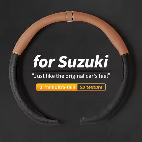 For Suzuki Alto Baleno Swift Jimny Vitara S-Cross Fronx Ertiga Swace eVX Car Steering Wheel Cover Fo