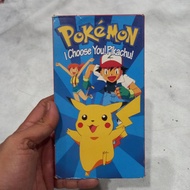 VHS FILM POKEMON I CHOOSE YOU,PIKACHU! era tahun 1998 Kondisi VG++