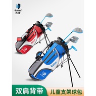 Caiton Caiton Children's Golf Bag Portable Lightweight Bracket Bag Boys Girls Backpack Club Bag