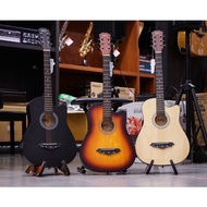 Will M38 38 Inch Acoustic Guitar (Matte Finish) + Free Bag