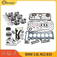 AUTO Engine Gaskets Overhaul Rebuilding kit Set For BMW E82 E88 328i 3.0L N52B30 l6 GAS DOHC Natural